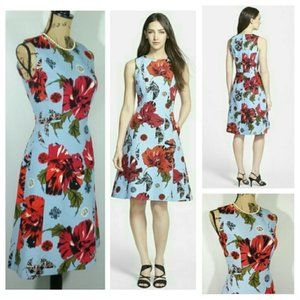 NWOT Classiques Entier Fit n Flare Floral DRESS